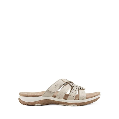 Sassoni Leather Casual Sport Slide Sandals