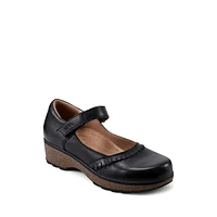 Kalece Leather Mary-Jane Shoes