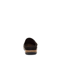 Erinn Cutout Leather Clogs