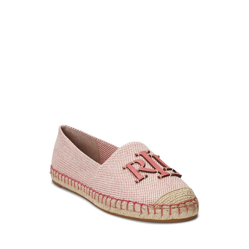 Cameryn III Canvas & Leather Espadrille Flats