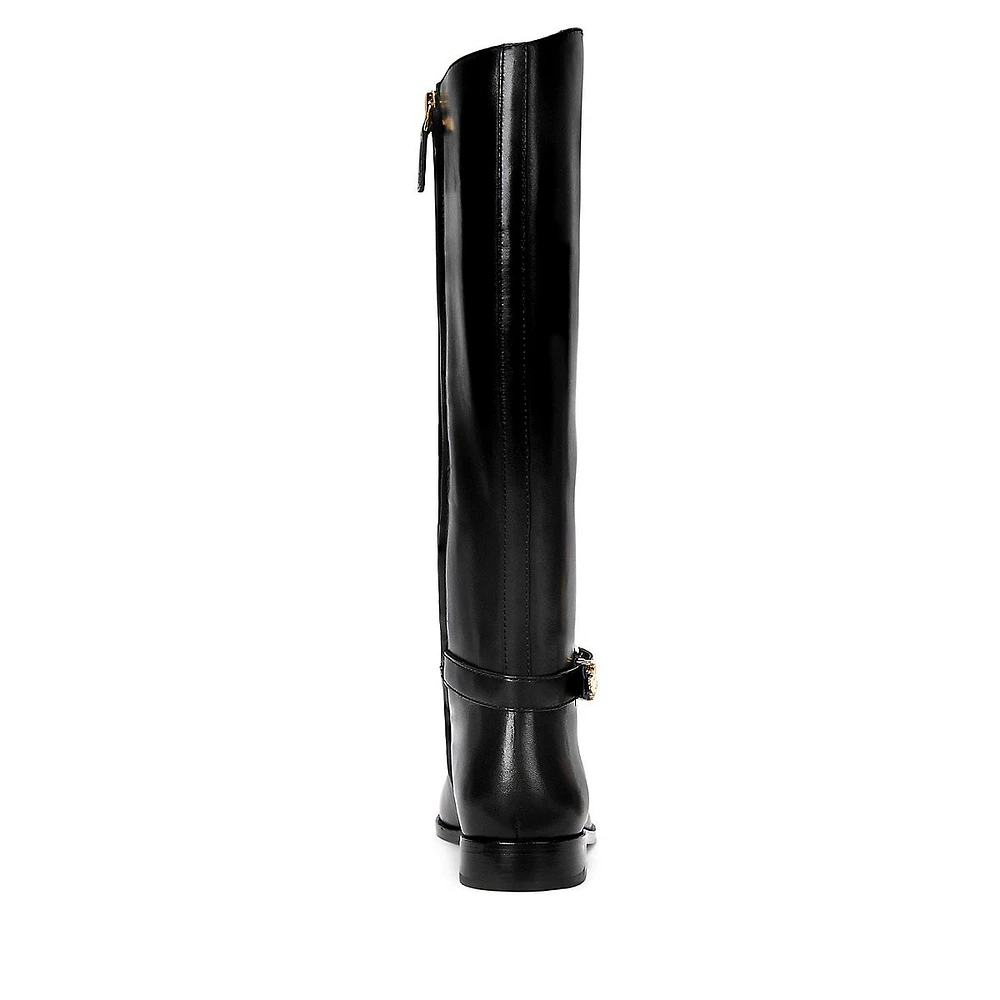 Brooke Leather Knee-High Riding Boots