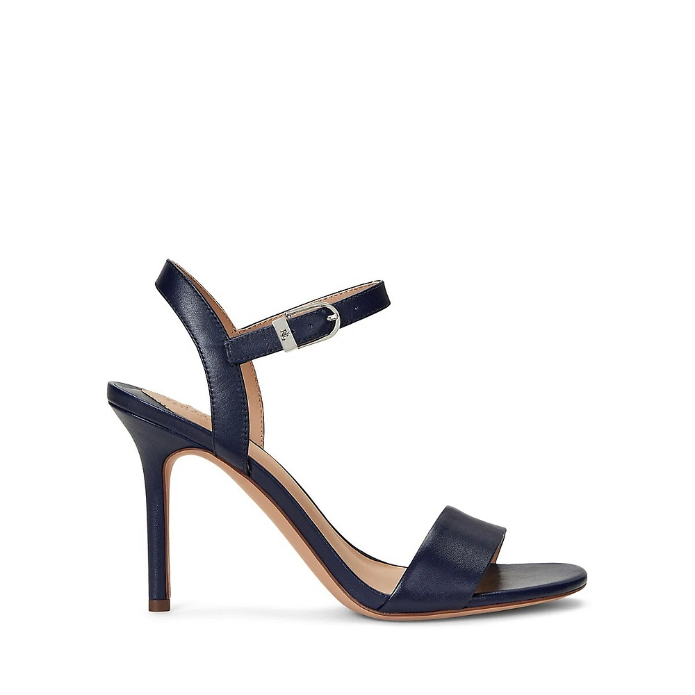 Gwen Leather Stilleto Sandals