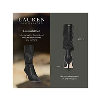 Leannah Leather Mid-Calf Boots