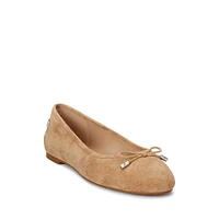 Jayna Leather Ballerina Flats