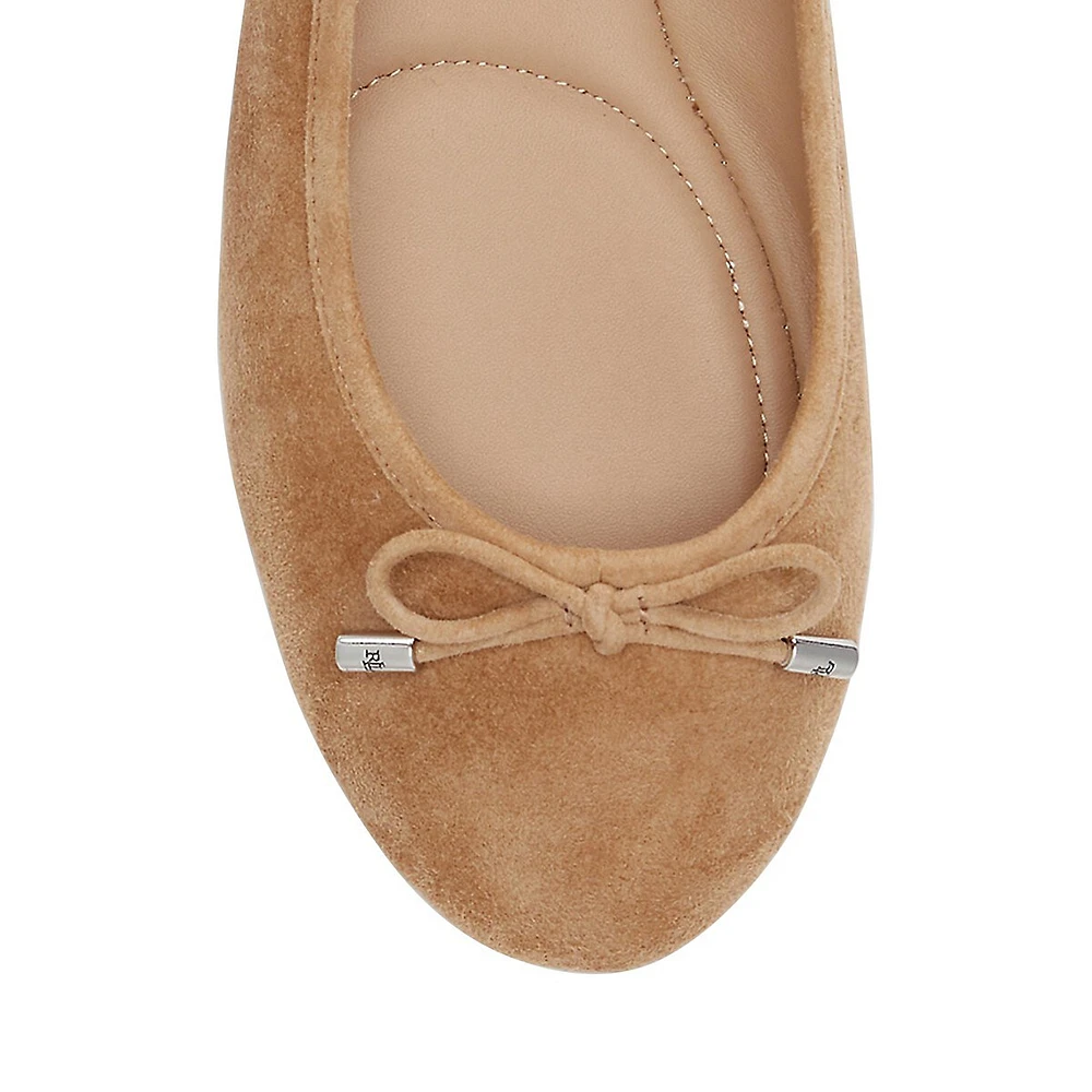 Jayna Leather Ballerina Flats