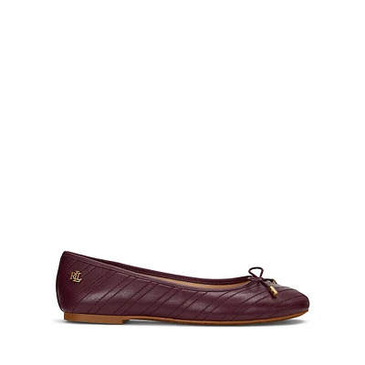 Jayna Leather Ballet Flats