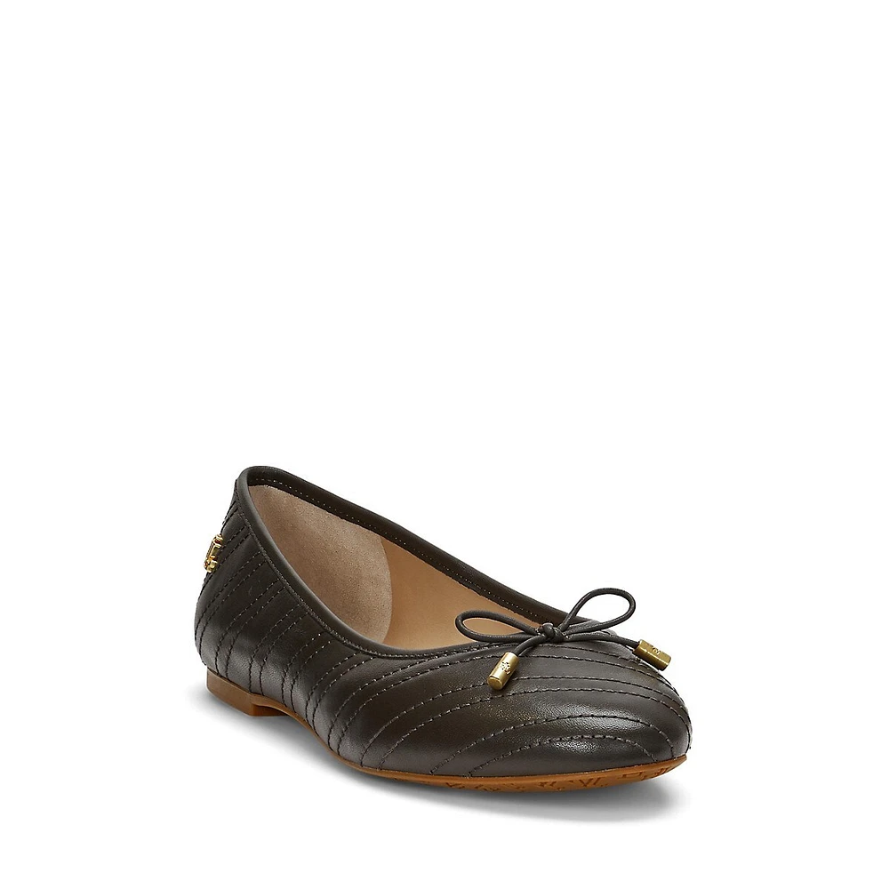 Jayna Leather Ballet Flats