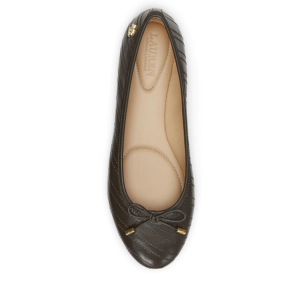 Jayna Leather Ballet Flats