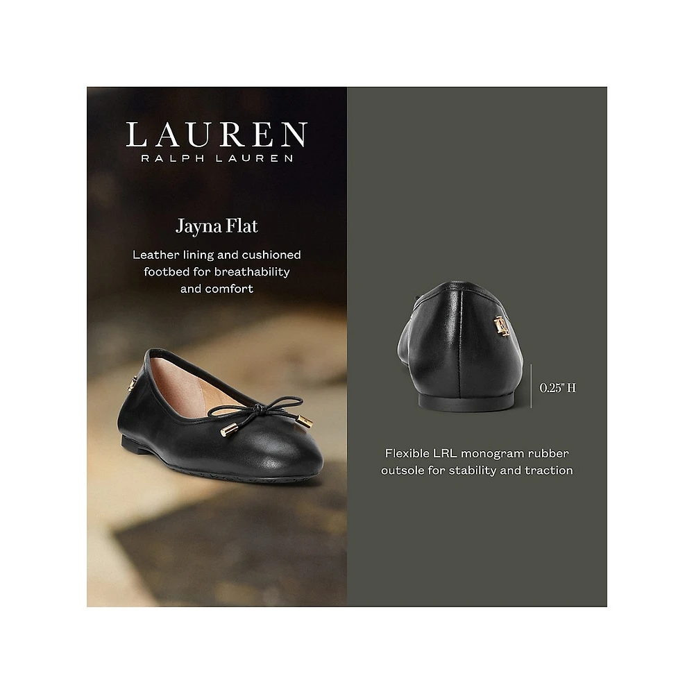 Jayna Leather Ballet Flats