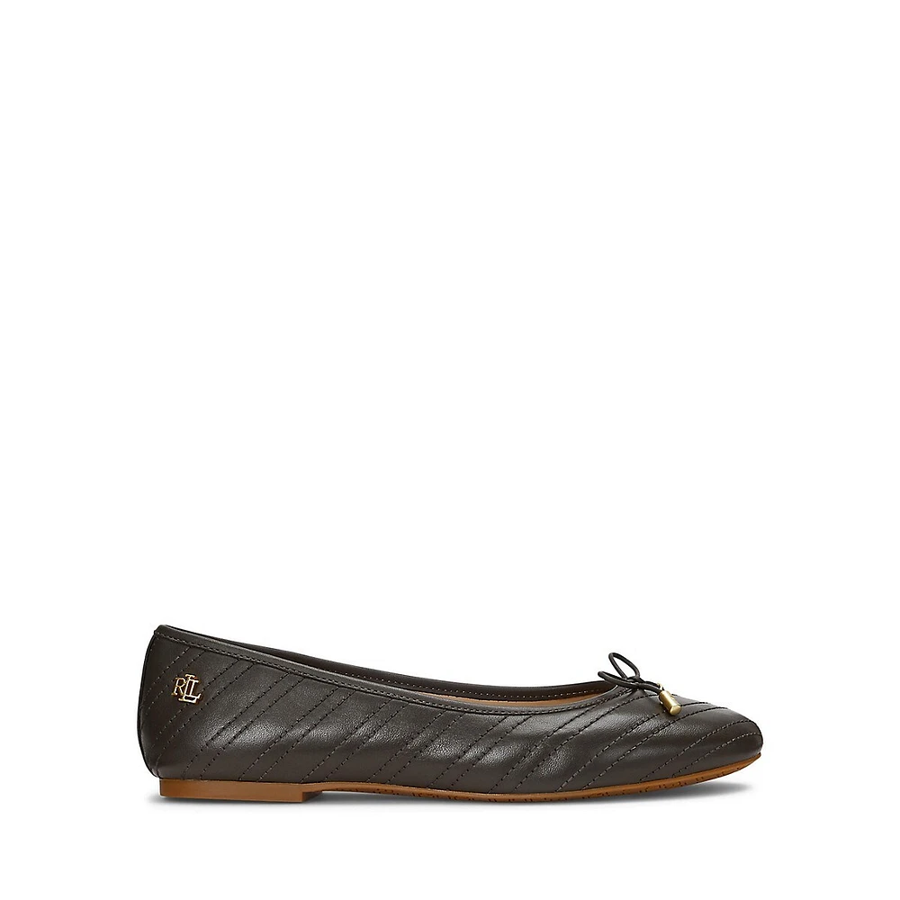 Jayna Leather Ballet Flats