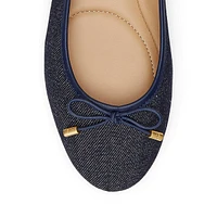 Jayna Denim Ballet Flats