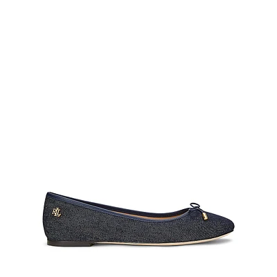 Jayna Denim Ballet Flats