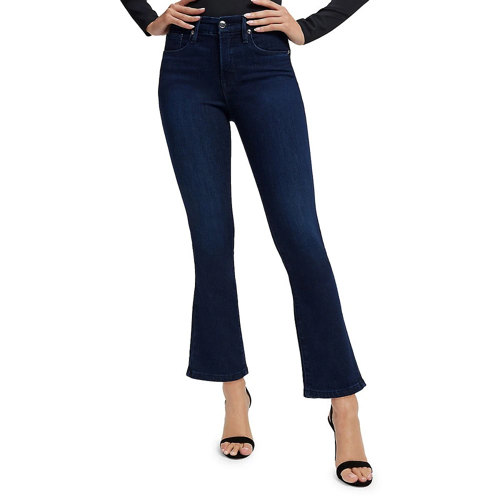 Good Legs High-Rise Straight-Leg Jeans