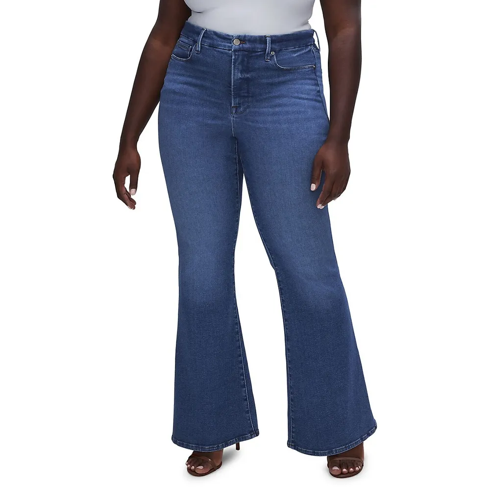 Good Legs High-Rise Flared Jeans