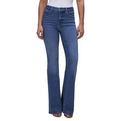 Good Legs High-Rise Flared Jeans