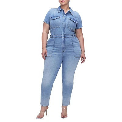 Fit For Success Denim Jumpsuit