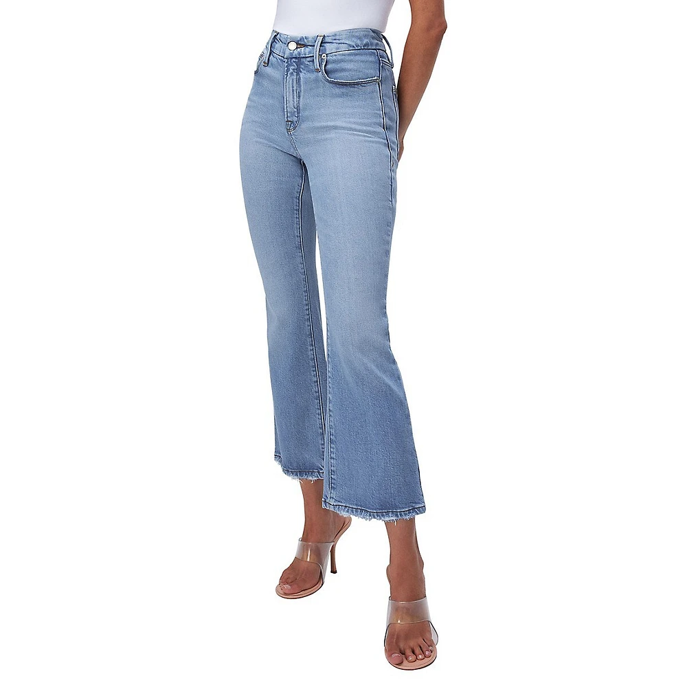 Good Legs Cropped Mini Bootcut Jeans