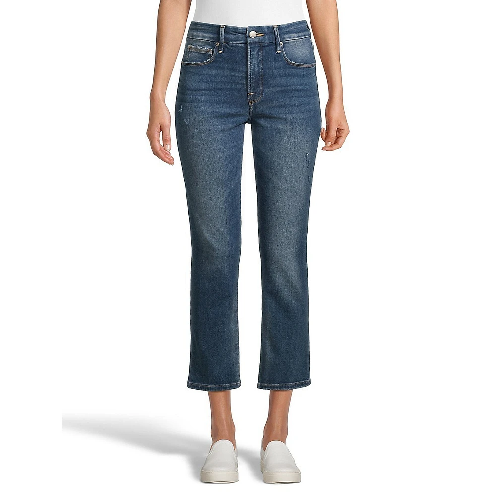 Good Straight Cropped Jeans