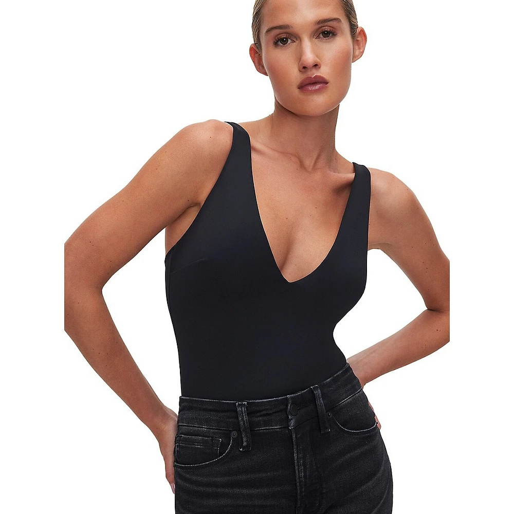 Scuba V-Neck Tank Bodysuit