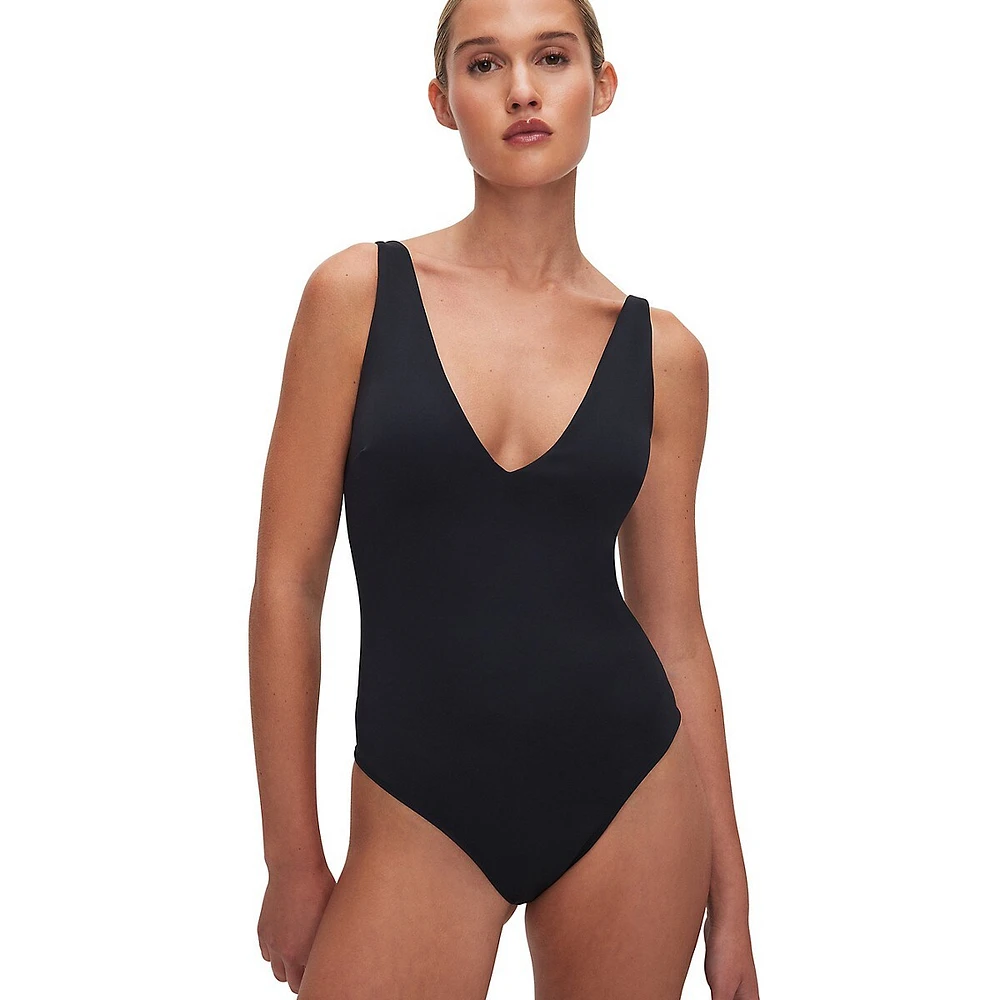 Scuba V-Neck Tank Bodysuit