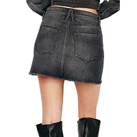 Denim Mini Skirt