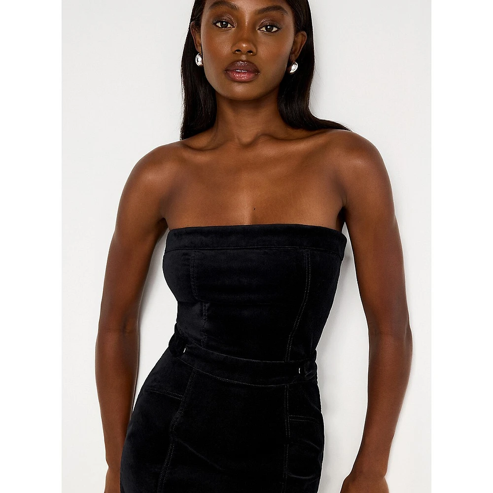 Velvet Fit For Success Strapless Sheath Dress