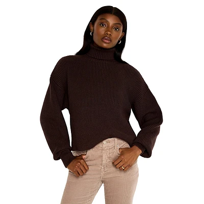 Cozy Rib Turtleneck Sweater