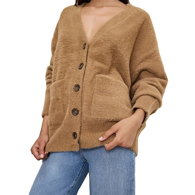 Oversized Plush Cardigan