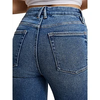 Good Classic High-Rise Slim Straight Jeans