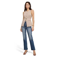 Jean droit taille très haute Good Boy Crop