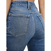 Jean droit taille très haute Good Boy Crop
