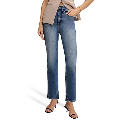 Jean droit taille très haute Good Boy Crop