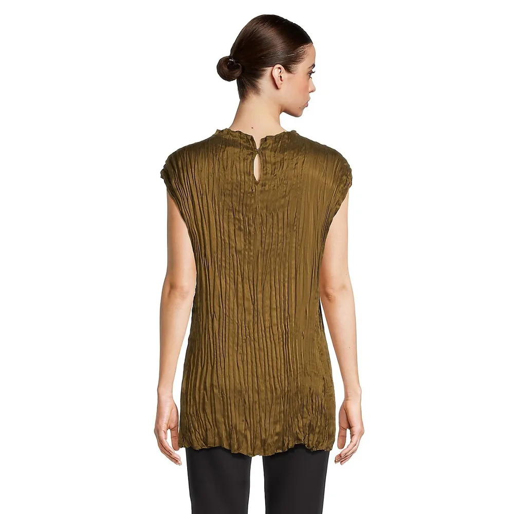 Plissé Tunic