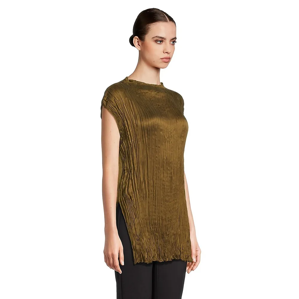 Plissé Tunic