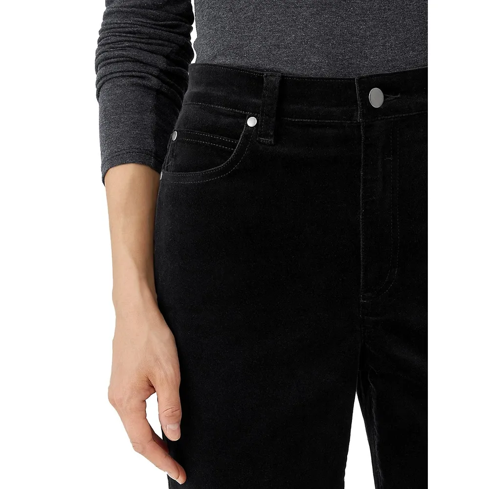 Slim-Fit High-Waisted Jeans