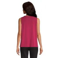 Jewelneck Sleeveless Top