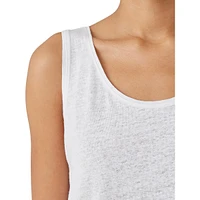 Organic Linen Scoopneck Tank Top