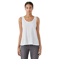 Organic Linen Scoopneck Tank Top