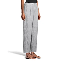 Organic Linen Pull-On Lantern Pants