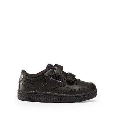 Little Kid's Club C 2V Leather Casual Sneakers