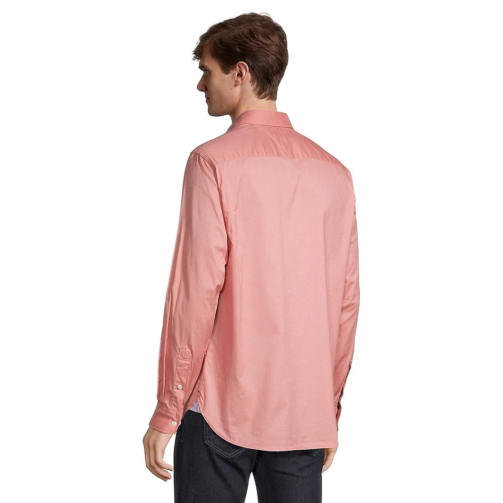 Flex Poplin Organic Cotton-Blend Shirt