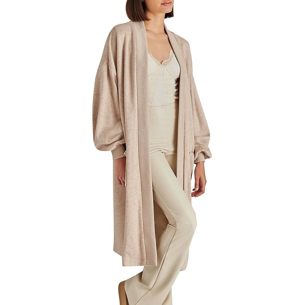 Marla Open-Front Longline Cardigan