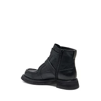 Isla Double-Buckle Moto Ankle Boots