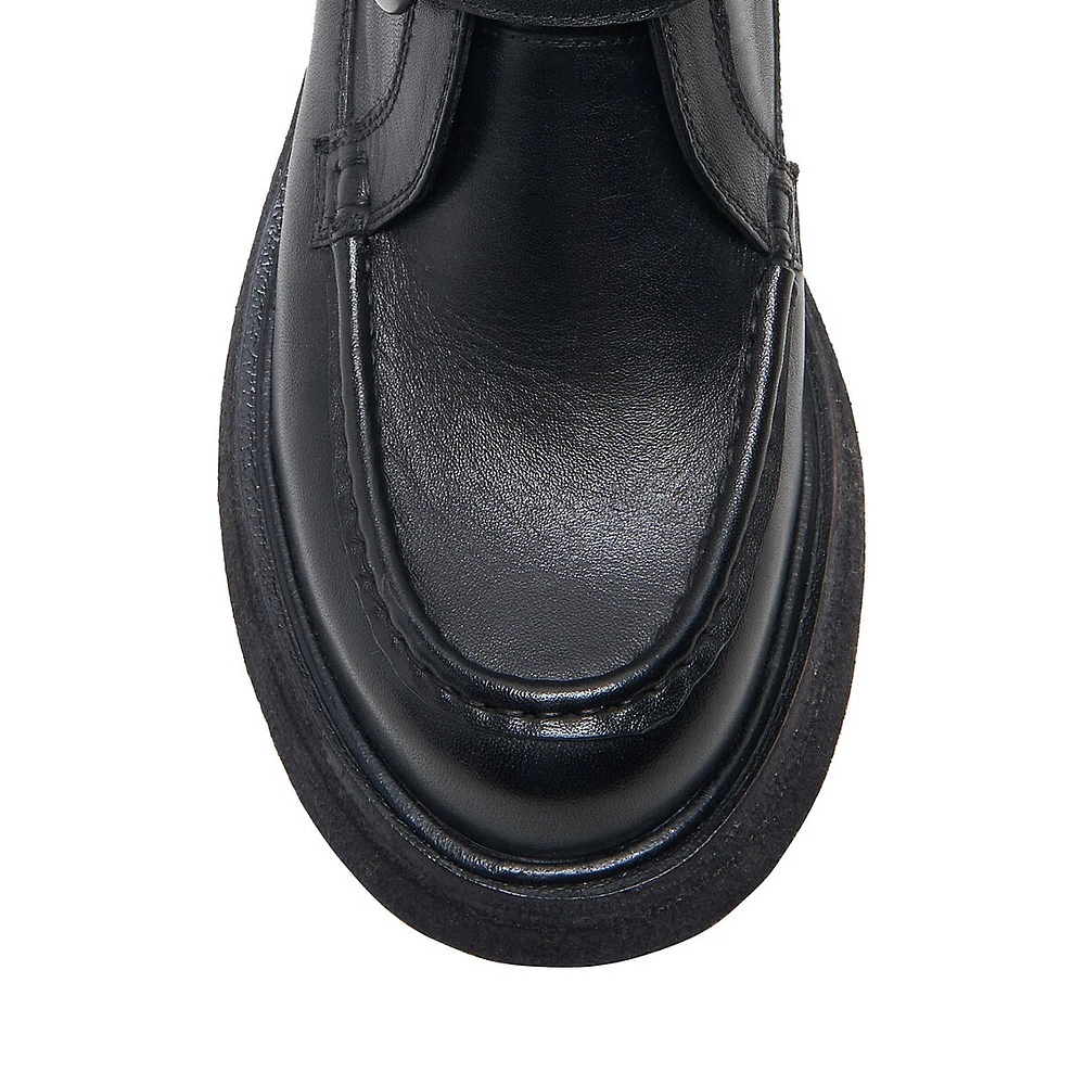Isla Double-Buckle Moto Ankle Boots