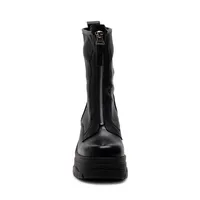 Myles Leather Zip-Front Platform Boots