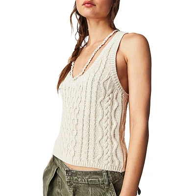 High Tide Cable Tank Top