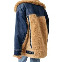 Holly Cozy Denim & Faux Fur Jacket
