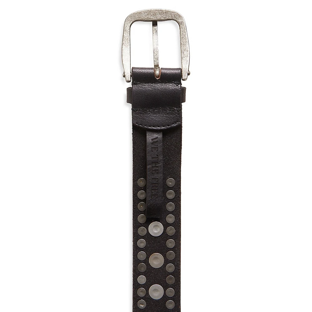 Sola Studded Leather Belt