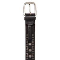 Sola Studded Leather Belt