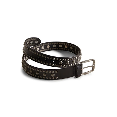 Sola Studded Leather Belt